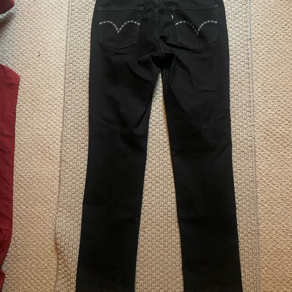 Levi’s mid-rise skinny black size 10M 30X32 - Picture 6 of 7